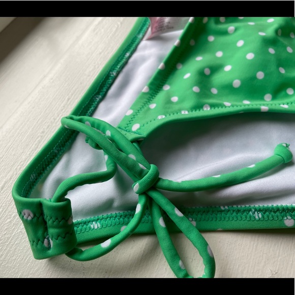 Victoria’s Secret Polka dot bikini bottoms; small - Picture 3 of 4